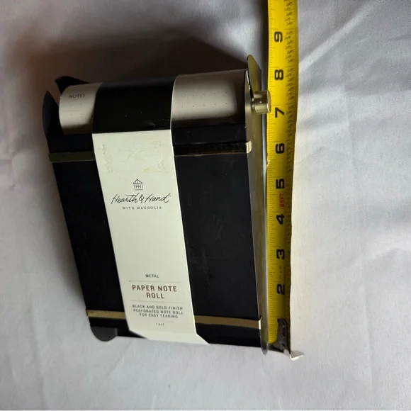 Hearth & Hand Black and Gold Metal Note Roll. NWT - Picture 16 of 16